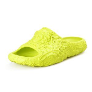 Versace Men's Baroque & Medusa Head Embossed Pool Slide Flip Flops Shoes